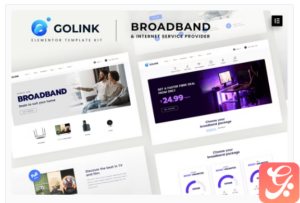 Golink - Broadband & Internet Service Provider Template Kit