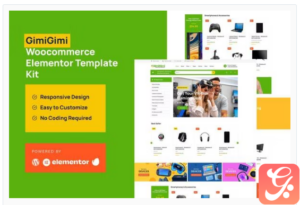 GimiGimi - Woocommmerce Elementor Template Kit