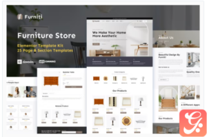 Furniti - Furniture & Home Decor Store Elementor Pro Template Kit