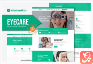 Eyecare - Optometrist & Eye Care Elementor Template Kit