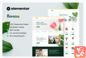 Florazo - WooCommerce Florist & Flower Shop Elementor Template Kit