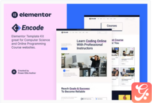 Encode – Online Programming & Computer Science Course Elementor Template Kit