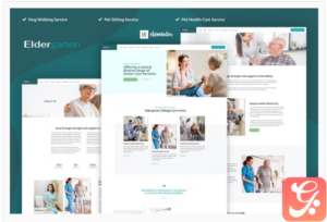 Eldergarten - Elder Care & Senior Home Elementor Pro Template Kit
