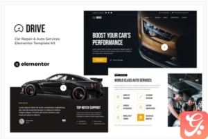 Drive - Car Repair & Auto Service Elementor Template Kit