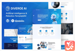 Diverge AI | Robotics Elementor Template Kit