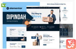 Dipindah - Moving Company Elementor Template Kit