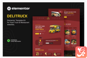 Delitruck – Food Truck & Restaurant Elementor Template Kit