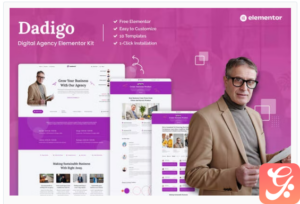 Dadigo - Digital Agency Elementor Template Kit
