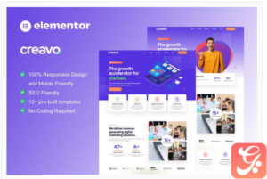 Creavo - Creative Agency & Digital Marketing Elementor Template Kit