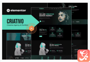 Criativo - Creative Agency & Portfolio Elementor Template Kit