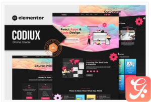 Codiux - Online Course Elementor Template Kit