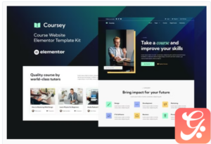 Coursey - Online Courses Elementor Template Kit