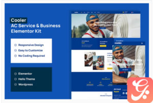 Cooler - AC Service & Business Elementor Pro Template Kit
