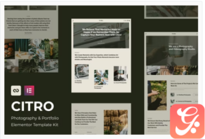 Citro - Photography & Portolio Elementor Template Kit