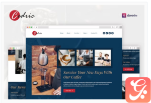 Cedric - Coffee & Beverages Elementor Template Kit