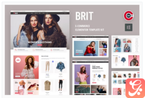 Brit - WooCommerce Elementor Pro Template Kit