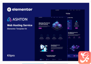 Ashton - Web hosting Elementor Template Kit