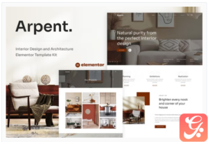 Arpent - Interior Design and Architecture Elementor Template Kit