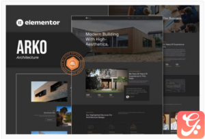Arko - Architecture Elementor Template Kit