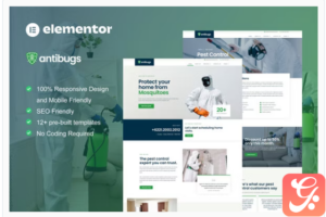 Antibugs - Pest Control Service Elementor Template Kit