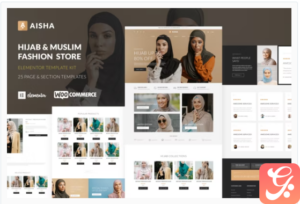 Aisha - Hijab & Muslim Wear Store Elementor Template Kit