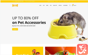 Woof - Simple Pet Supplies Online Shop OpenCart Template