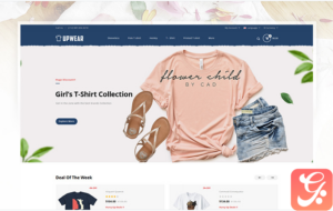 Upwear - Tshirt Store OpenCart Template
