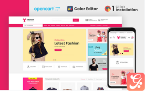 Trendy Fashion Store OpenCart Template