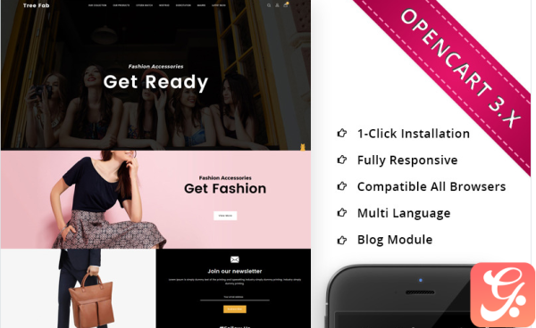 Treefab - Fashion Store Responsive OpenCart Template