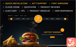 Tostitos Food Store OpenCart Template