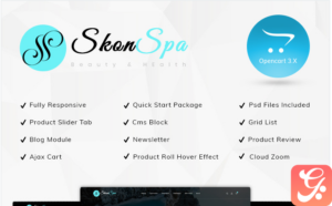 Skon Spa Beauty & Health Responsive OpenCart Template