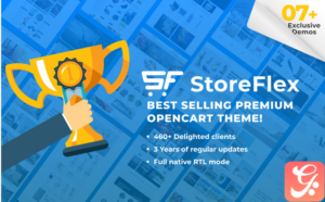 StoreFlex - Responsive Multipurpose Template + RTL OpenCart Template