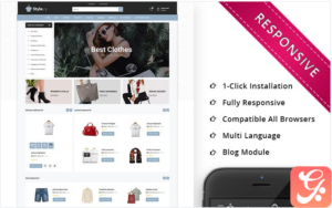 Stylery - The Fashion Store Responsive OpenCart Template