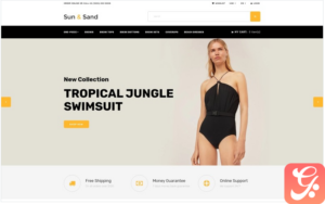 Sun & Sand - Swimwear eCommerce Clean OpenCart Template