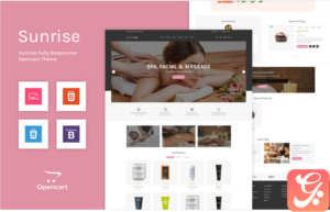 Sunrise - Spa | Facial | Massage OpenCart Template