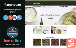 Teahouse - Food and Drinks Store OpenCart Template