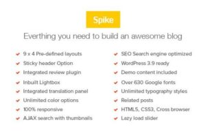 MyThemeShop Spike WordPress Theme 2.2.3