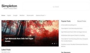MyThemeShop Simpleton WordPress Theme 1.1.3