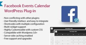 Facebook Events Calendar WordPress Plugin 4.9.6