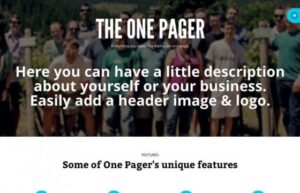 WooThemes The One Pager WooCommerce Themes 1.3.3