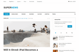 Theme Junkie SuperNews WordPress Theme 2.1
