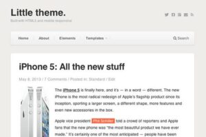 Theme Junkie Little WordPress Theme 1.0.5
