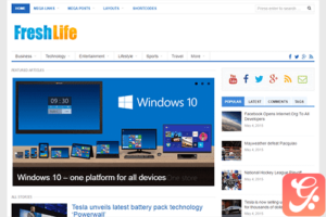 Theme Junkie FreshLife WordPress Theme 3.0.3