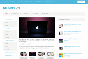 Theme Junkie Delivery Lite WordPress Theme 1.0.5