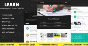 Learn – Education, eLearning WordPress Theme 1.0.9.2