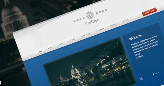 Politico – Responsive Political Campaign WP Theme 2.0.9