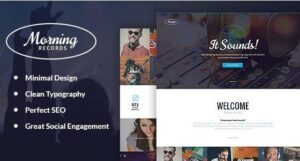 Morning Records – Sound Recording Studio WP Theme 1.2