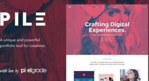 PILE – An Uncoventional WordPress Portfolio Theme 2.3.1