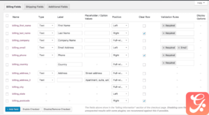 WooCommerce Checkout Field Editor 1.7.17