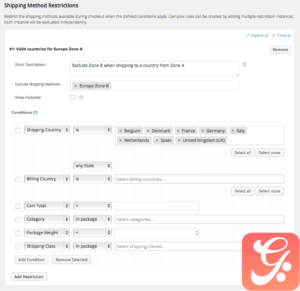 WooCommerce Conditional Shipping and Payments 1.11.0